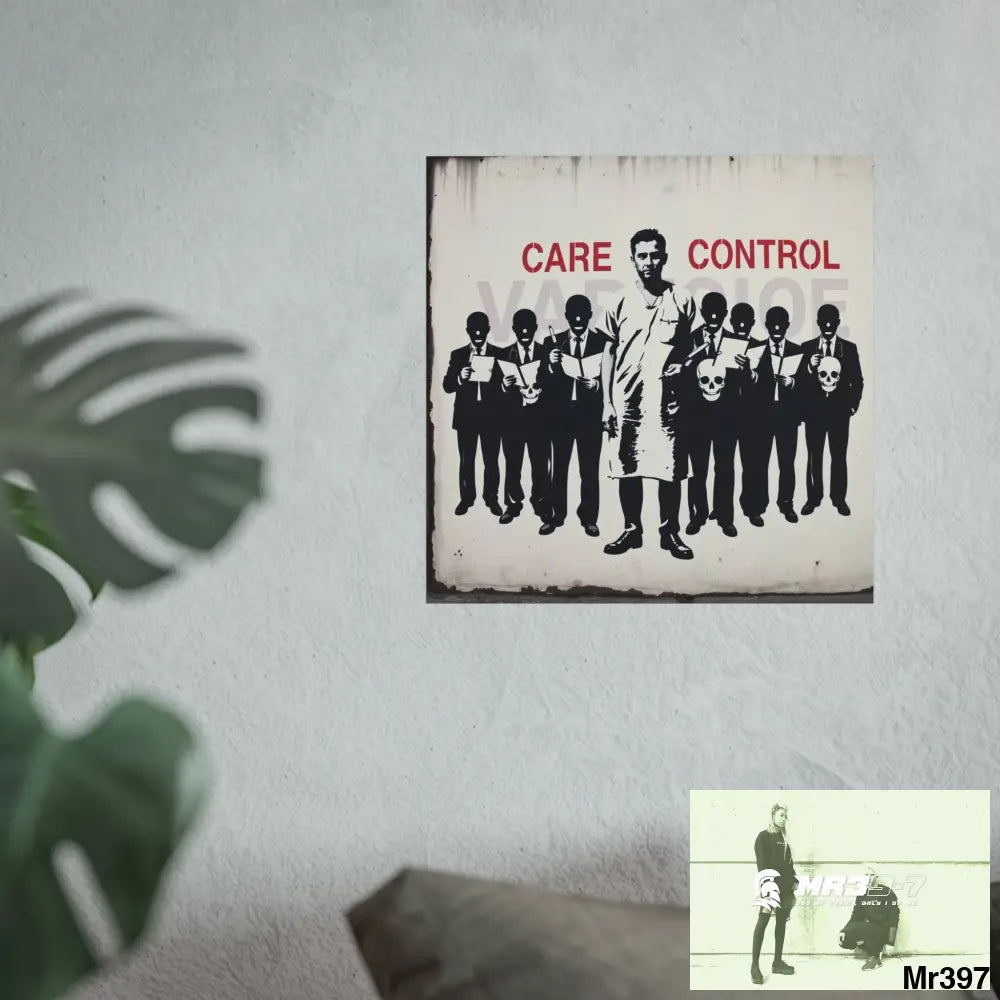 Banksy Inspired Inside A Mental Health VAR system Assassination failure 2012-2025 UK - Fine Art Posters Poster