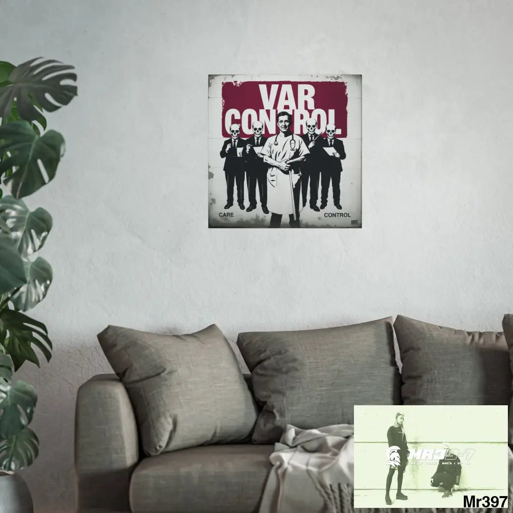 Banksy Inspired Inside A Mental Health VAR system Assassination failure NO 10 2012-2025 UK - Fine Art Posters Poster