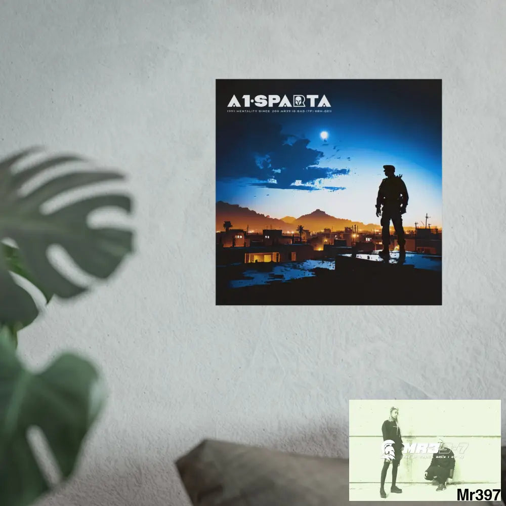 Banksy Style A1 Sparta Dahab Gold – “Rooftop Extraction & Red Sea Warning Egypt no 1 Fine Art Posters Poster