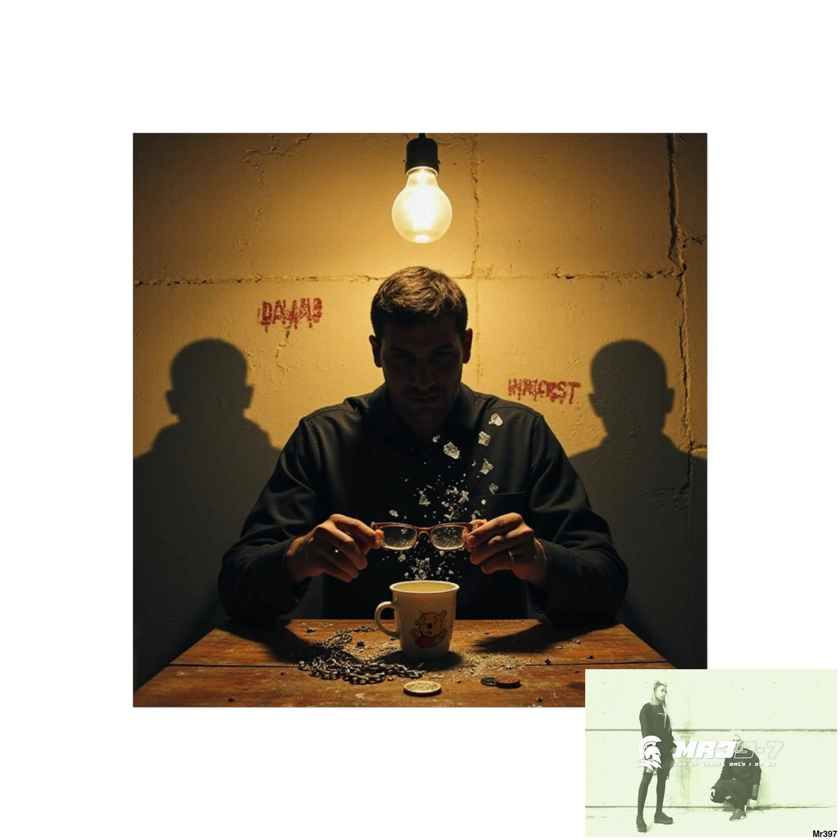 Banksy Style Dahab Gold scene 2 “Breaking the Glasses” no 1 Fine Art Posters 16″ x 16″ / Matte Poster