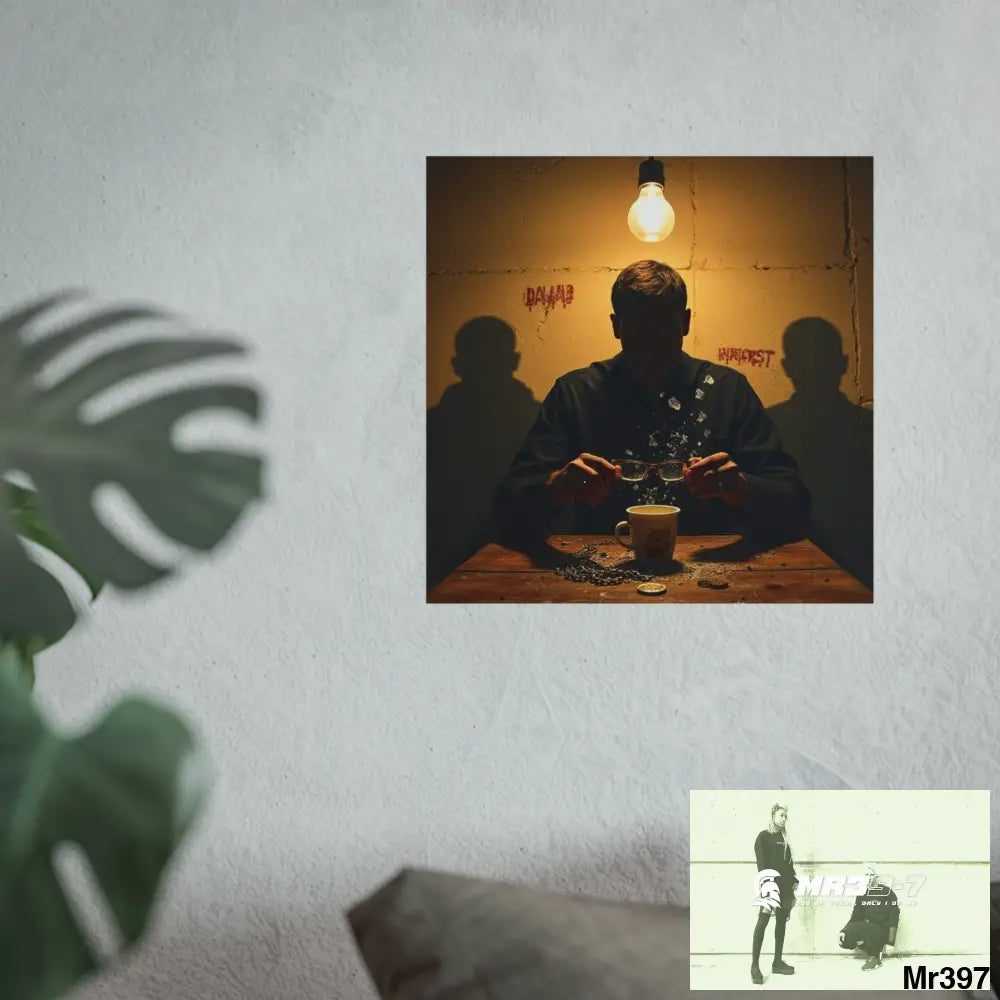 Banksy Style Dahab Gold scene 2 “Breaking the Glasses” no 1 Fine Art Posters Poster