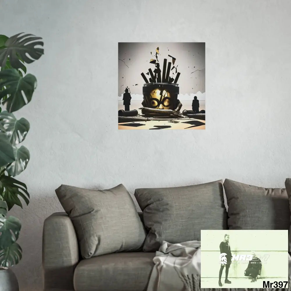 Banksy Style Dahab Gold scene 2 “Breaking the Glasses” no 10 Fine Art Posters Poster