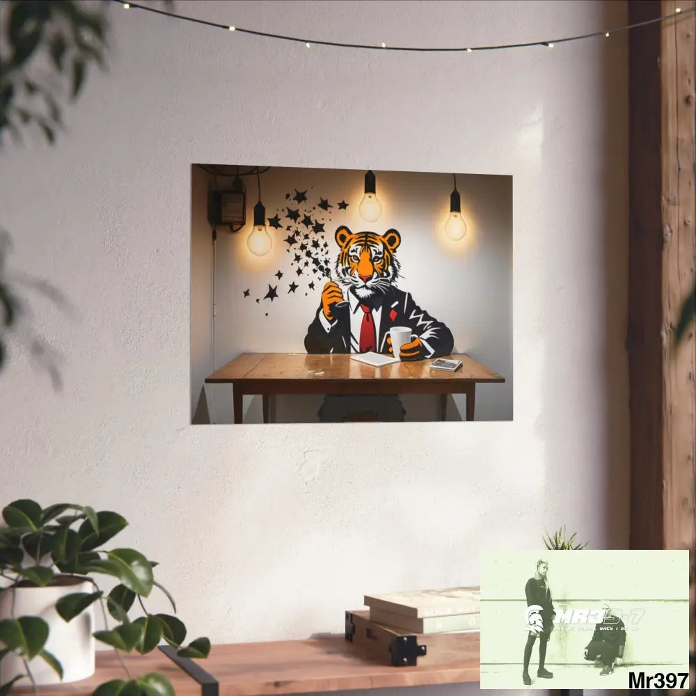 Banksy Style Dahab Gold scene 2 “Breaking the Glasses” no 14 Fine Art Posters Poster