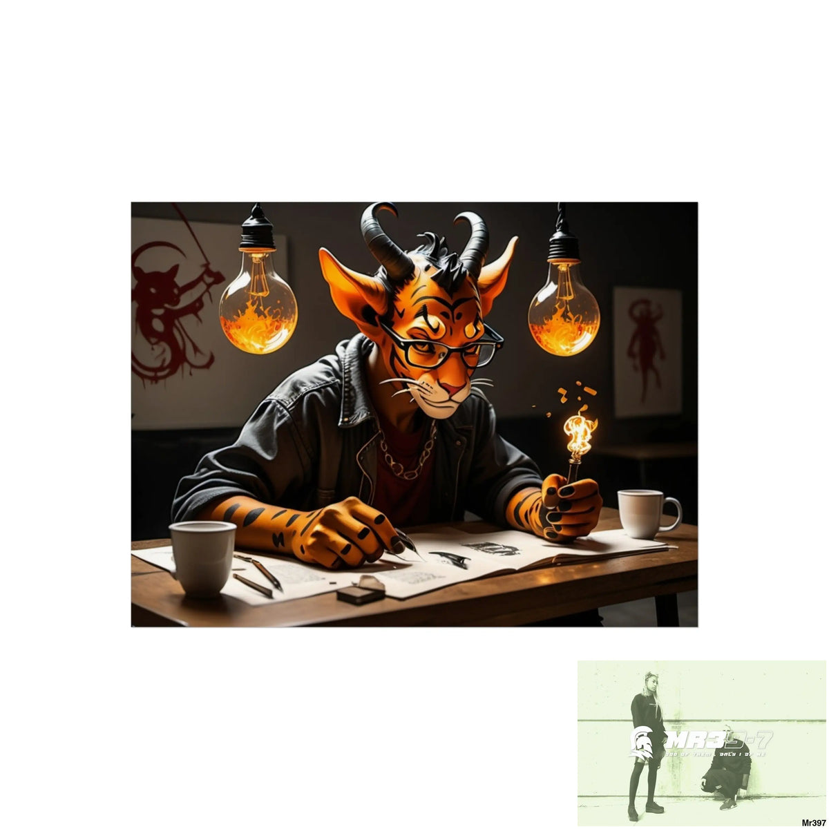 Banksy Style Dahab Gold scene 2 “Breaking the Glasses” no 19 Fine Art Posters 24″ x 18″ (Horizontal) / Matte Poster