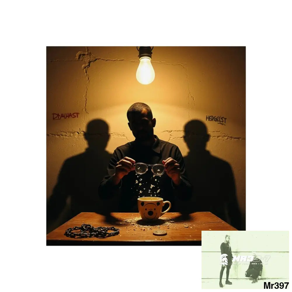 Banksy Style Dahab Gold scene 2 “Breaking the Glasses” no 3 Fine Art Posters 24″ x 24″ / Matte Poster