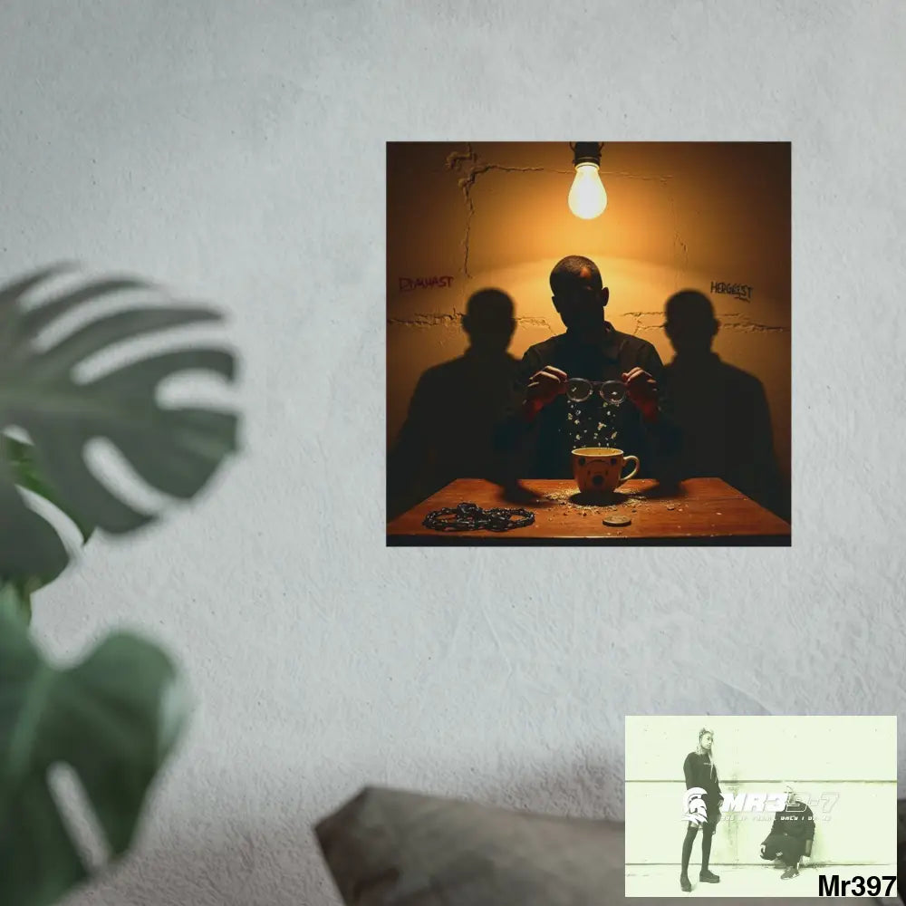 Banksy Style Dahab Gold scene 2 “Breaking the Glasses” no 3 Fine Art Posters Poster