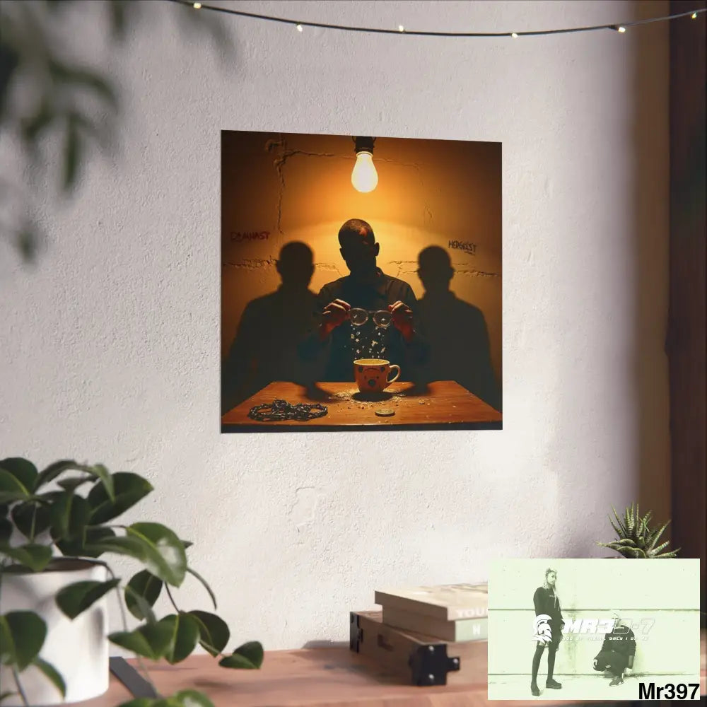 Banksy Style Dahab Gold scene 2 “Breaking the Glasses” no 3 Fine Art Posters Poster