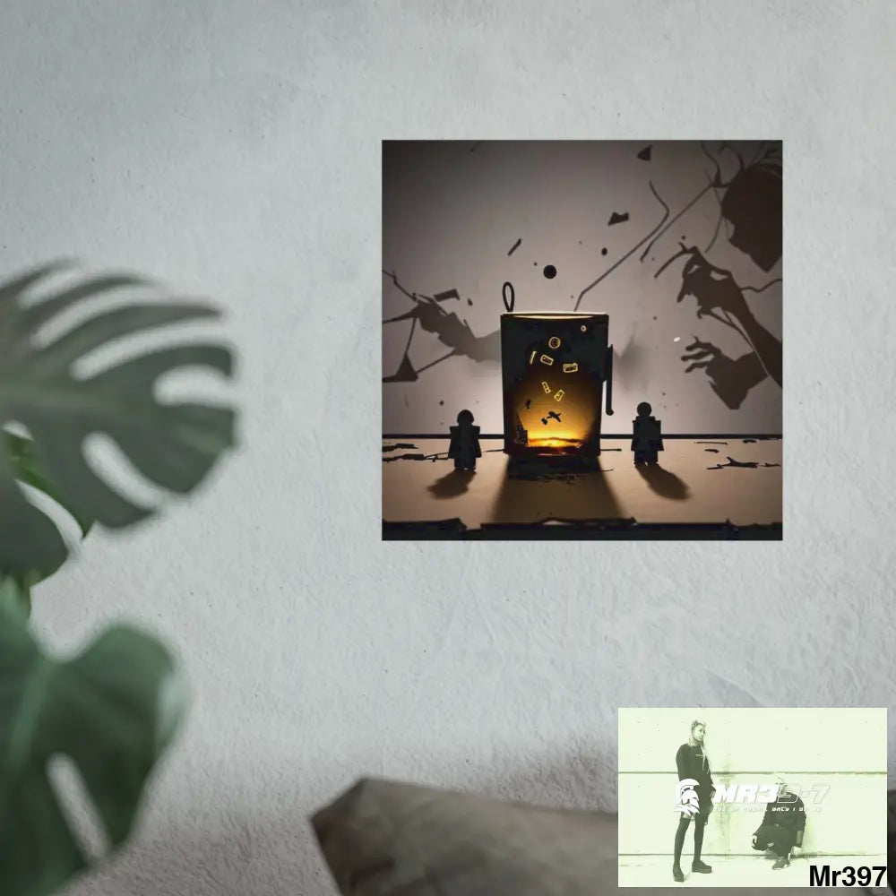 Banksy Style Dahab Gold scene 2 “Breaking the Glasses” no 6 Fine Art Posters Poster