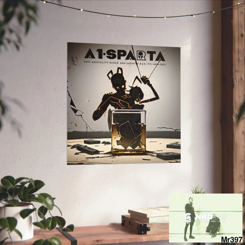 Banksy Style Dahab Gold scene 2 “Breaking the Glasses” no 8 Fine Art Posters Poster