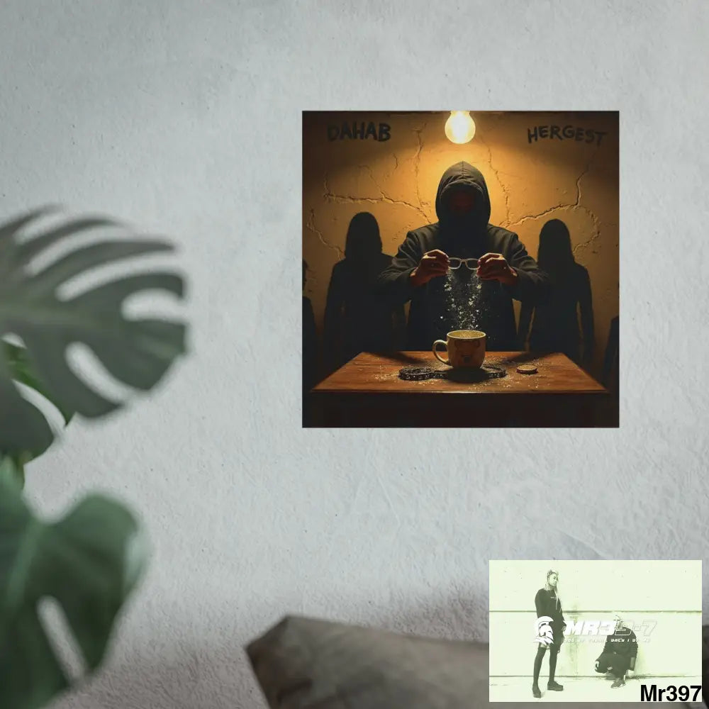 Banksy Style Dahab Gold scene 2 “Breaking the Glasses” no 2 Fine Art Posters Poster