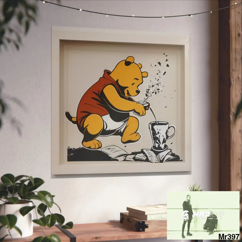 Banksy Style DAHAB GOLD — SCENE 3 “Filling the Tigger Cup” no 1 Fine Art Posters Poster