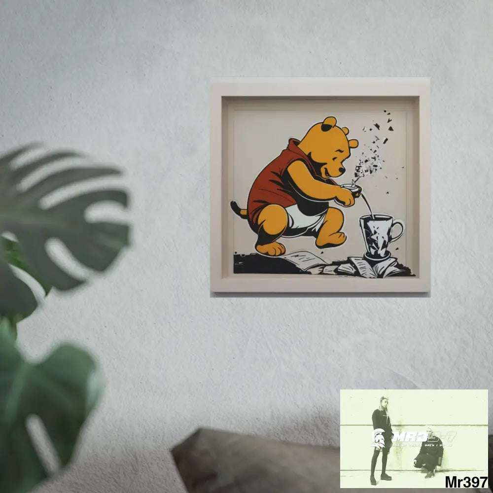 Banksy Style DAHAB GOLD — SCENE 3 “Filling the Tigger Cup” no 1 Fine Art Posters Poster