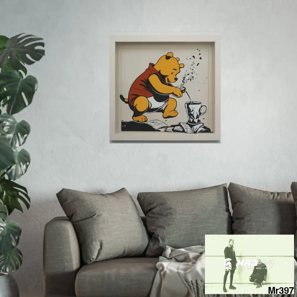 Banksy Style DAHAB GOLD — SCENE 3 “Filling the Tigger Cup” no 1 Fine Art Posters Poster