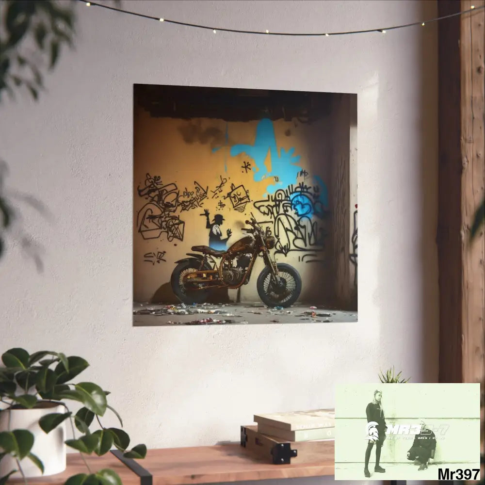 Banksy Style DAHAB GOLD SCENE 7“The Table Test – The Cup The Penny The Chain & The Instructions” no 8 Fine Art Posters