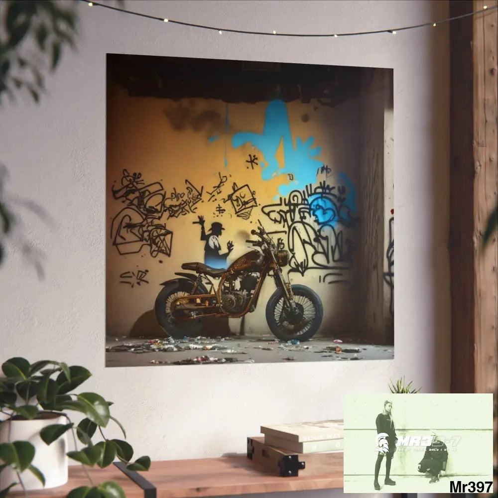 Banksy Style DAHAB GOLD SCENE 7“The Table Test – The Cup The Penny The Chain & The Instructions” no 8 Fine Art Posters