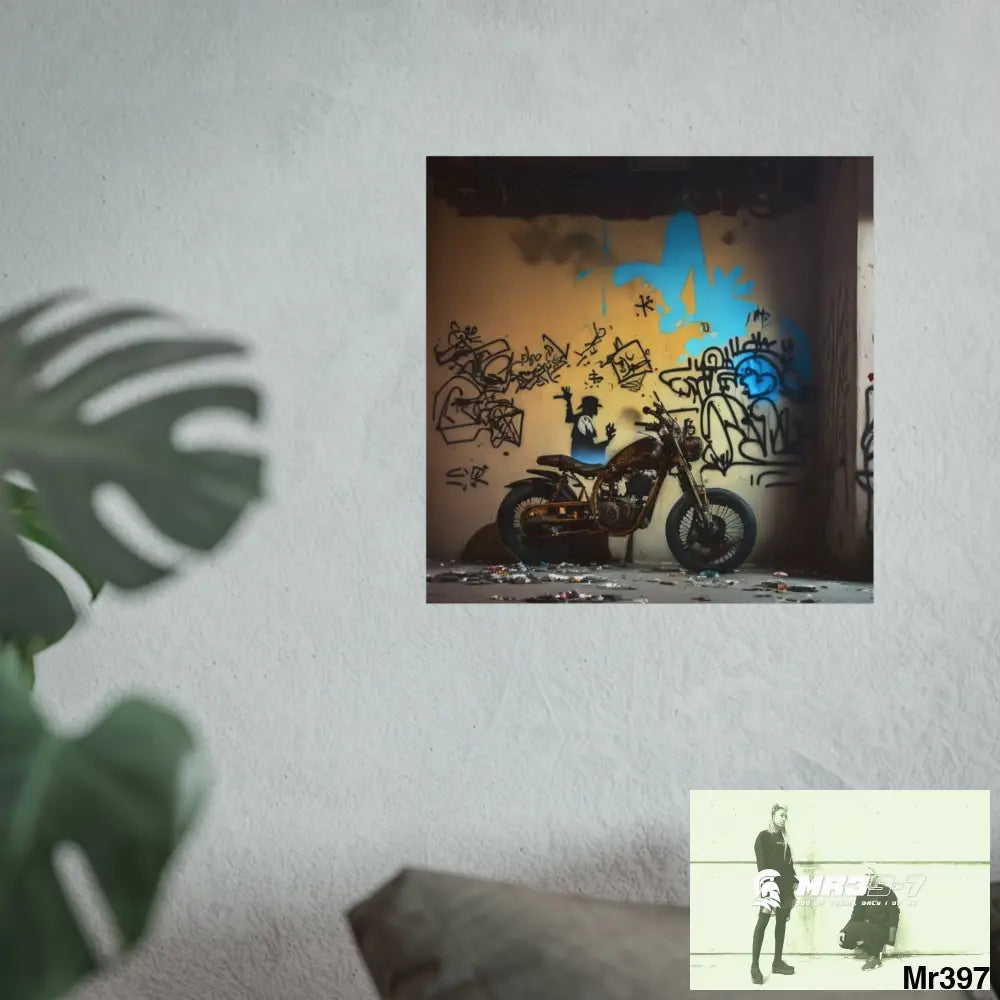 Banksy Style DAHAB GOLD SCENE 7“The Table Test – The Cup The Penny The Chain & The Instructions” no 8 Fine Art Posters