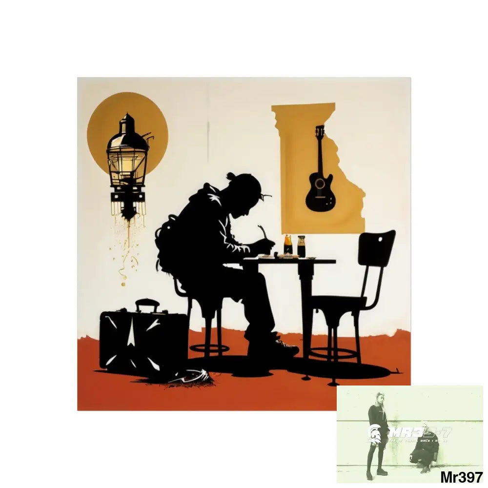 Banksy Style DAHAB GOLD SCENE 8 “The Suitcase The Saws The Rope The Goodbye The Break no 2 Fine Art Posters 24″ x 24″