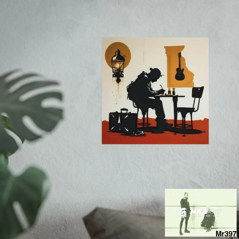 Banksy Style DAHAB GOLD SCENE 8 “The Suitcase The Saws The Rope The Goodbye The Break no 2 Fine Art Posters Poster