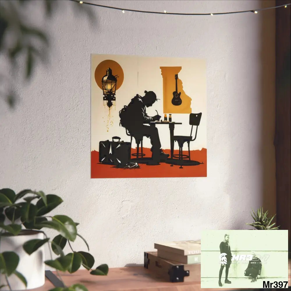 Banksy Style DAHAB GOLD SCENE 8 “The Suitcase The Saws The Rope The Goodbye The Break no 2 Fine Art Posters Poster