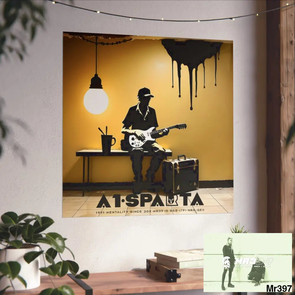 Banksy Style DAHAB GOLD SCENE 8 “The Suitcase The Saws The Rope The Goodbye The Break no 5 Fine Art Posters Poster