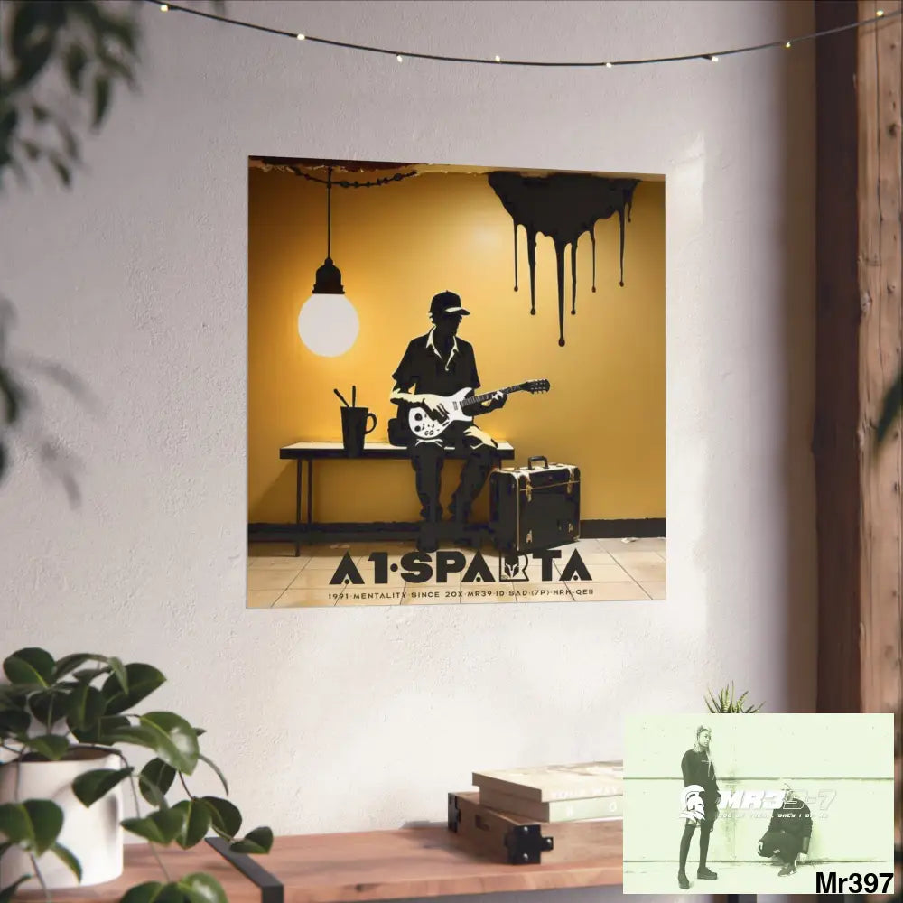 Banksy Style DAHAB GOLD SCENE 8 “The Suitcase The Saws The Rope The Goodbye The Break no 5 Fine Art Posters Poster