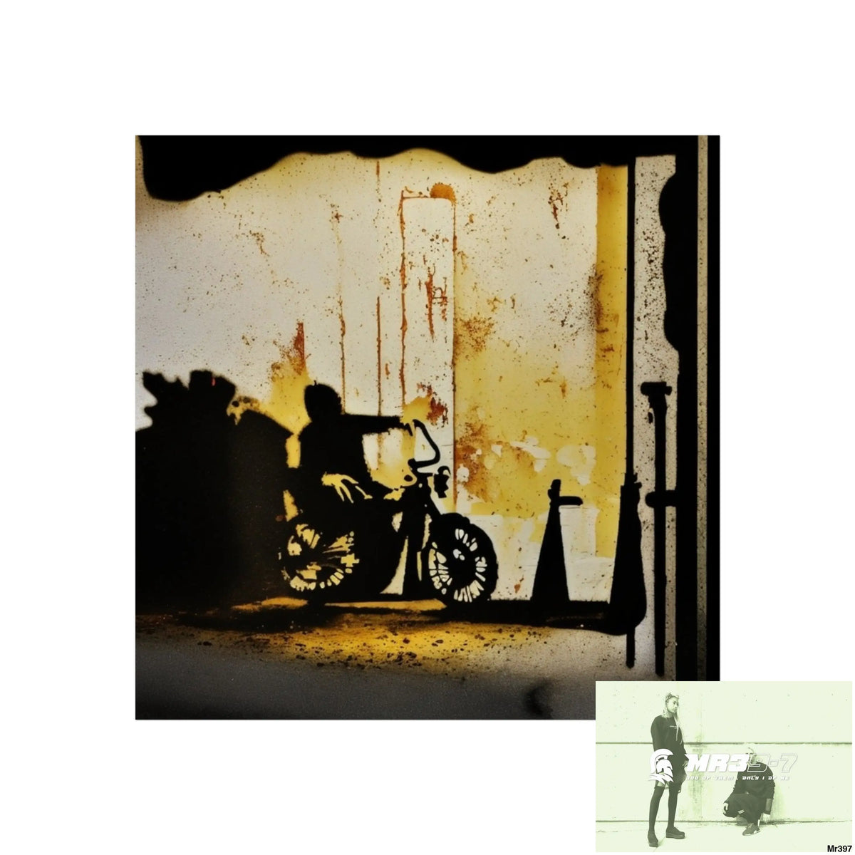 Banksy Style DAHAB GOLD SCENE 8 “The Suitcase The Saws The Rope The Goodbye The Break no 7 Fine Art Posters 16″ x 16″