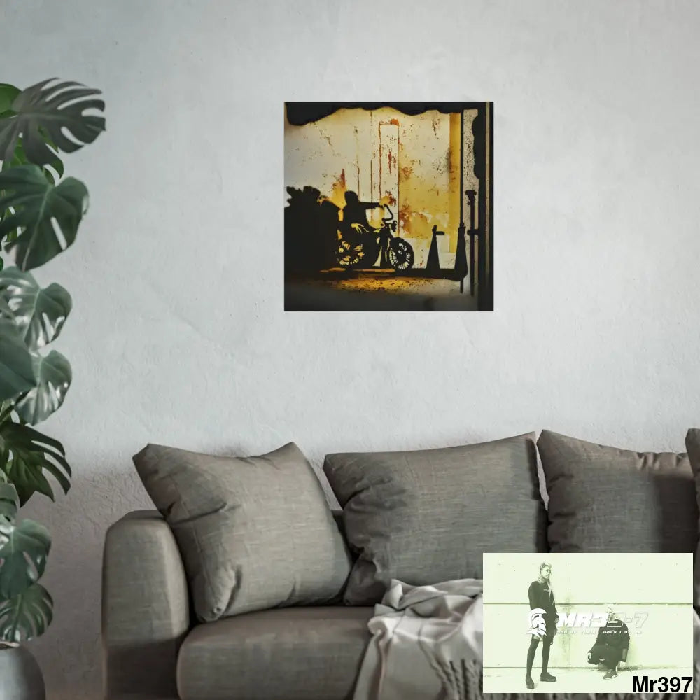 Banksy Style DAHAB GOLD SCENE 8 “The Suitcase The Saws The Rope The Goodbye The Break no 7 Fine Art Posters Poster