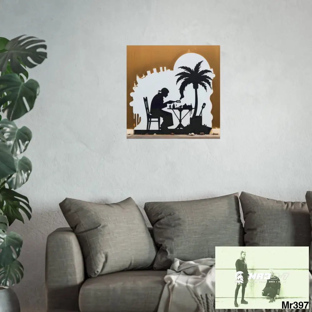 Banksy Style DAHAB GOLD SCENE 8 “The Suitcase The Saws The Rope The Goodbye The Break no 9 Fine Art Posters Poster