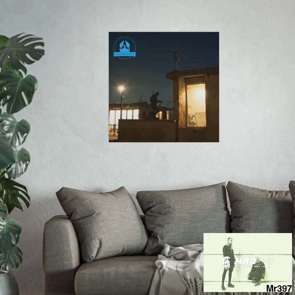 Banksy Style DAHAB GOLD SCENE 9“THE BREAK → THE HIGH MAST → THE JUMP → THE POLICE STATION ROOF”no 1 Fine Art Posters