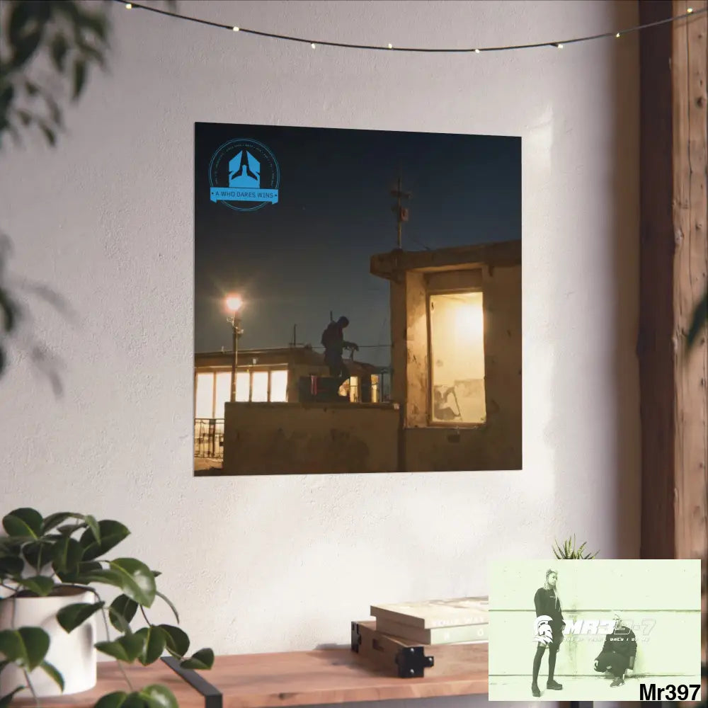 Banksy Style DAHAB GOLD SCENE 9“THE BREAK → THE HIGH MAST → THE JUMP → THE POLICE STATION ROOF”no 1 Fine Art Posters