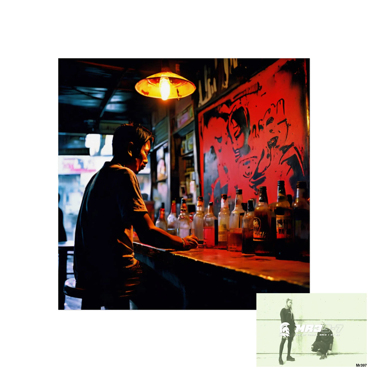 Banksy Style Death night Khao Lak Dec 04 1st SAS Link no 5 Fine Art Posters 16″ x 16″ / Matte Poster