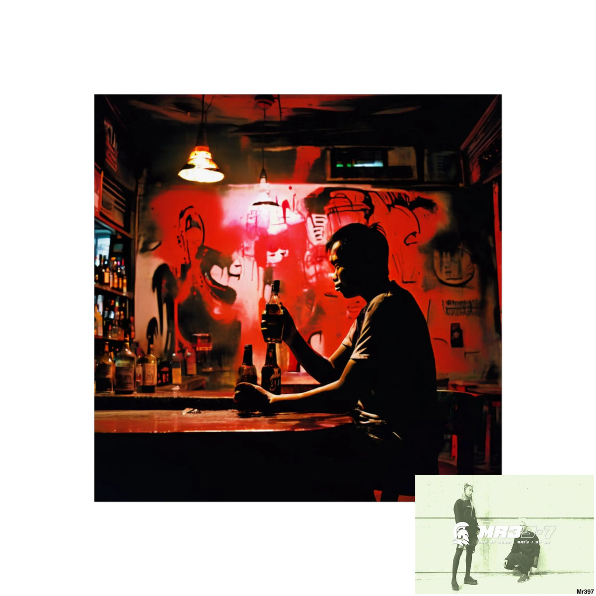 Banksy Style Death night Khao Lak Dec 04 1st SAS Link no 7 Fine Art Posters 16″ x 16″ / Matte Poster