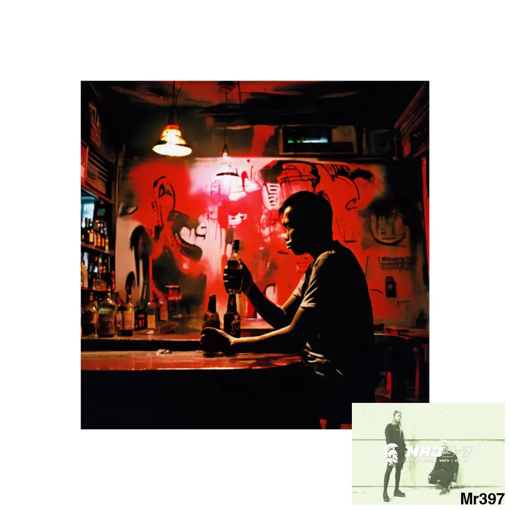 Banksy Style Death night Khao Lak Dec 04 1st SAS Link no 7 Fine Art Posters 30″ x 30″ / Matte Poster