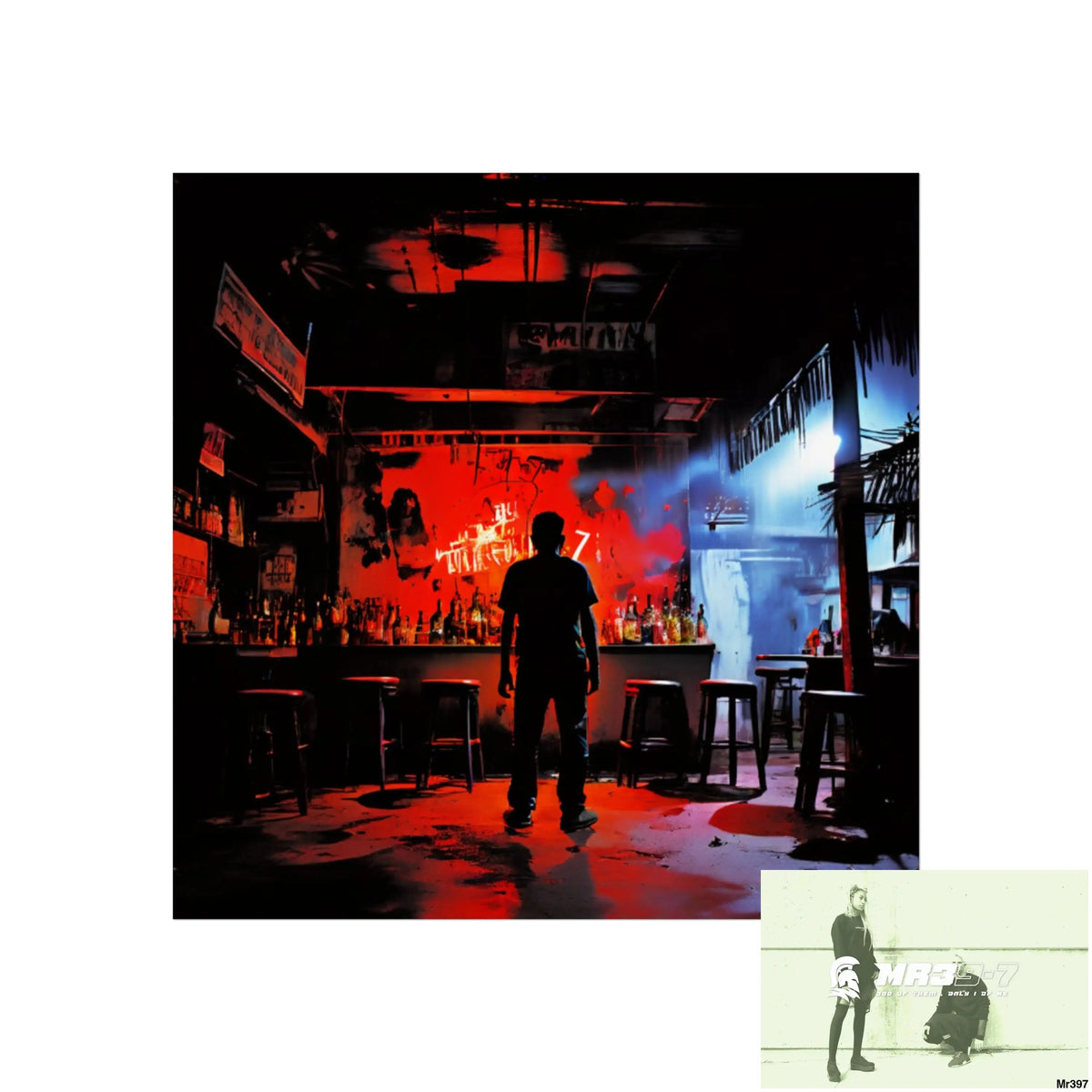 Banksy Style Death night Khao Lak Dec 04 1st SAS Link no 8 Fine Art Posters 16″ x 16″ / Matte Poster