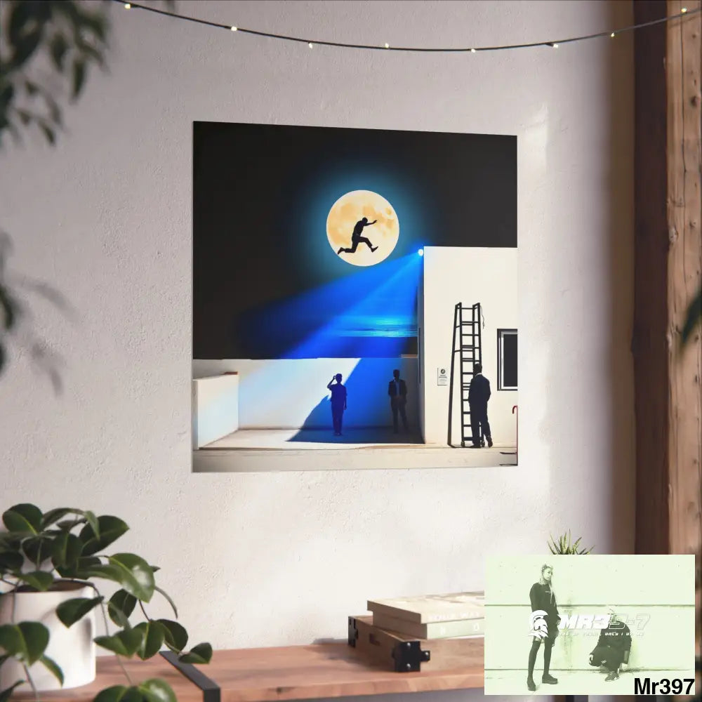 Banksy Style Escape - Break the cycle of death Dahab Egypt no 1 Fine Art Posters Poster