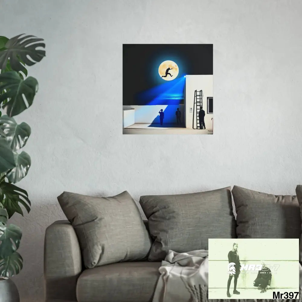 Banksy Style Escape - Break the cycle of death Dahab Egypt no 1 Fine Art Posters Poster