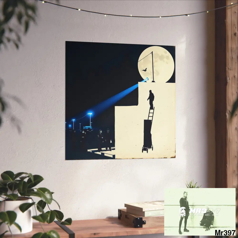 Banksy Style Escape - Break the cycle of death Dahab Egypt no 3 Fine Art Posters Poster