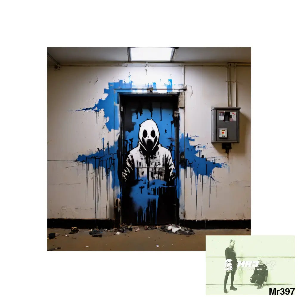 Banksy Style Escape from Hergest Assassination fail Nov -Dec 2013 no 1 Fine Art Posters 16″ x 16″ / Matte Poster