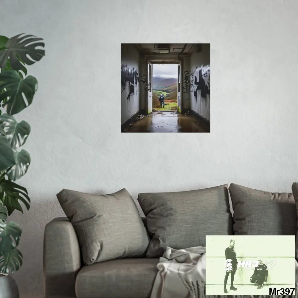 Banksy Style Escape from Hergest Assassination fail Nov -Dec 2013 no 10 Fine Art Posters Poster