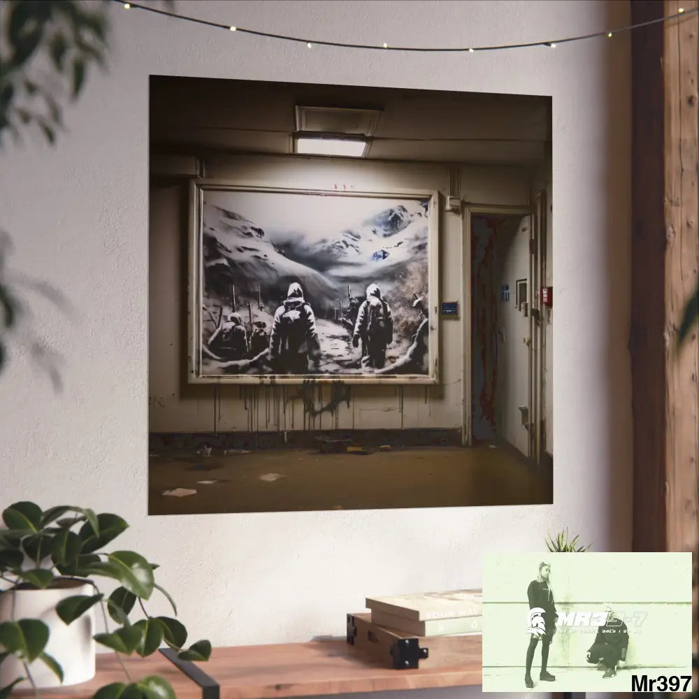 Banksy Style Escape from Hergest Assassination fail Nov -Dec 2013 no 11 Fine Art Posters Poster