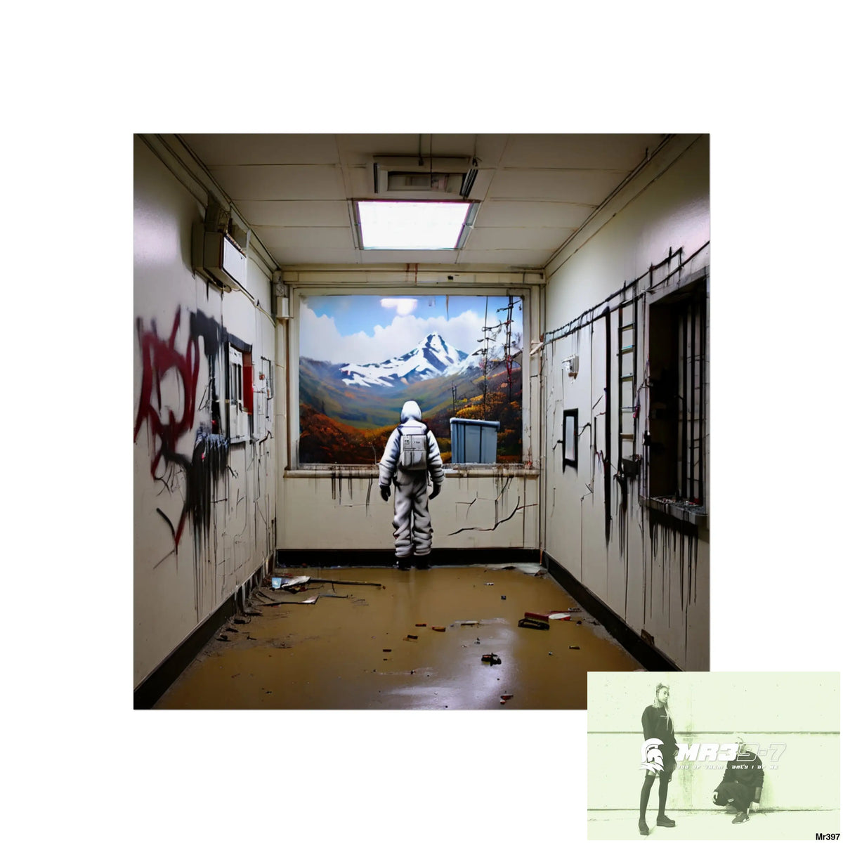 Banksy Style Escape from Hergest Assassination fail Nov -Dec 2013 no 12 Fine Art Posters 16″ x 16″ / Matte Poster