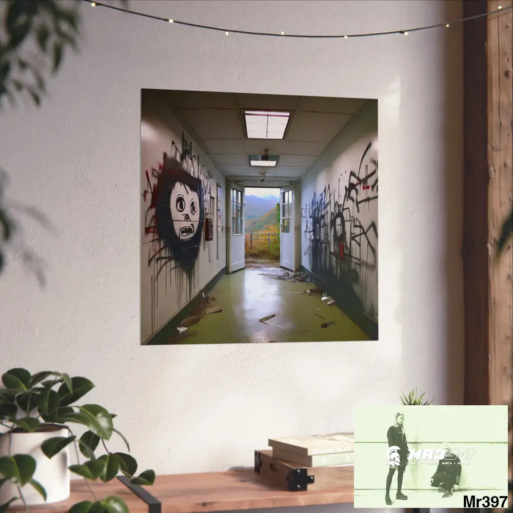 Banksy Style Escape from Hergest Assassination fail Nov -Dec 2013 no 13 Fine Art Posters Poster