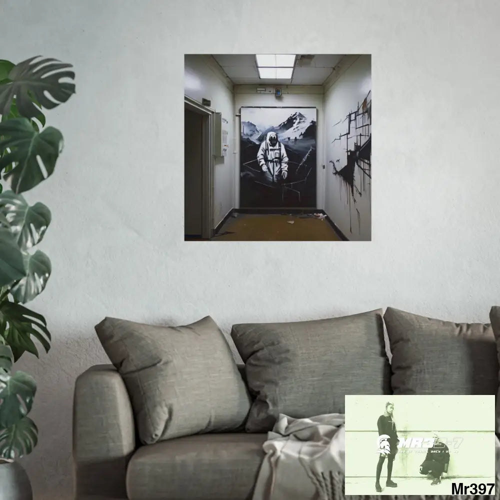 Banksy Style Escape from Hergest Assassination fail Nov -Dec 2013 no 16 Fine Art Posters Poster