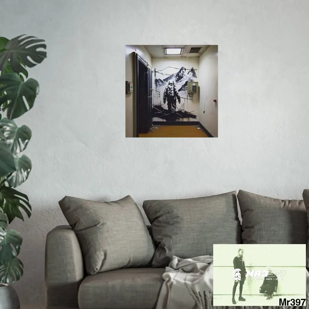 Banksy Style Escape from Hergest Assassination fail Nov -Dec 2013 no 17 Fine Art Posters Poster