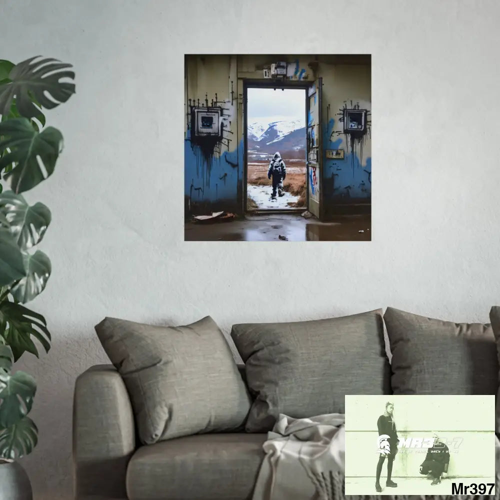 Banksy Style Escape from Hergest Assassination fail Nov -Dec 2013 no 3 Fine Art Posters Poster