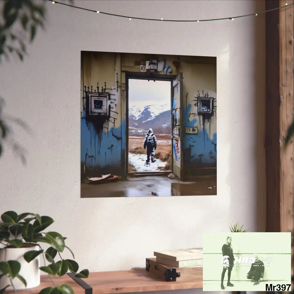 Banksy Style Escape from Hergest Assassination fail Nov -Dec 2013 no 3 Fine Art Posters Poster