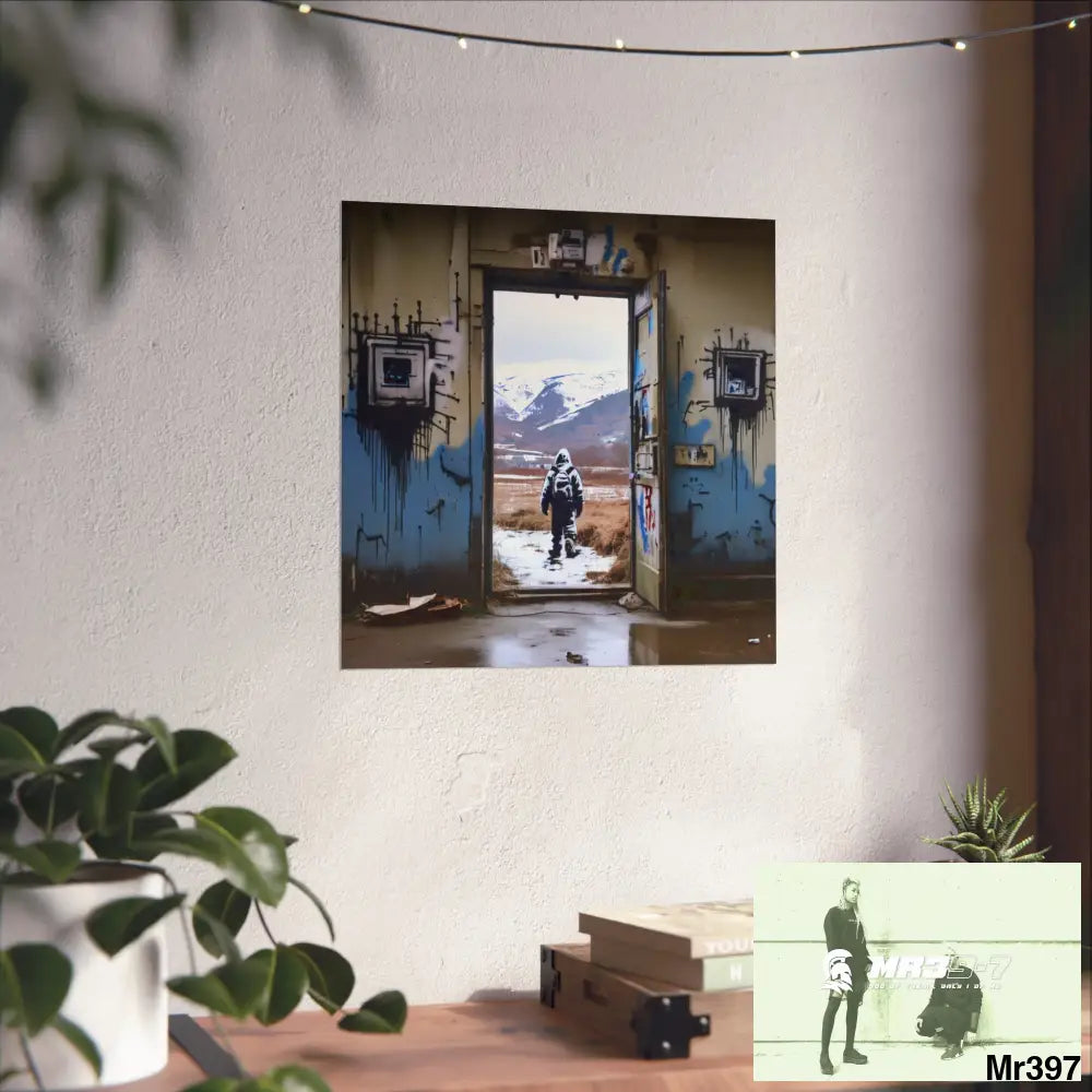 Banksy Style Escape from Hergest Assassination fail Nov -Dec 2013 no 3 Fine Art Posters Poster