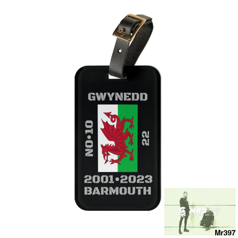 Barmouth • Wales MR39-7 Luggage Tag 2.4’’ × 4’’ Accessories