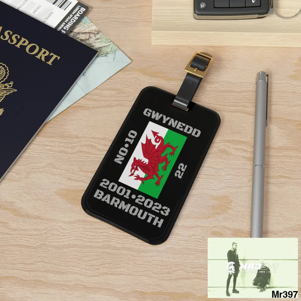 Barmouth • Wales MR39-7 Luggage Tag 2.4’’ × 4’’ Accessories