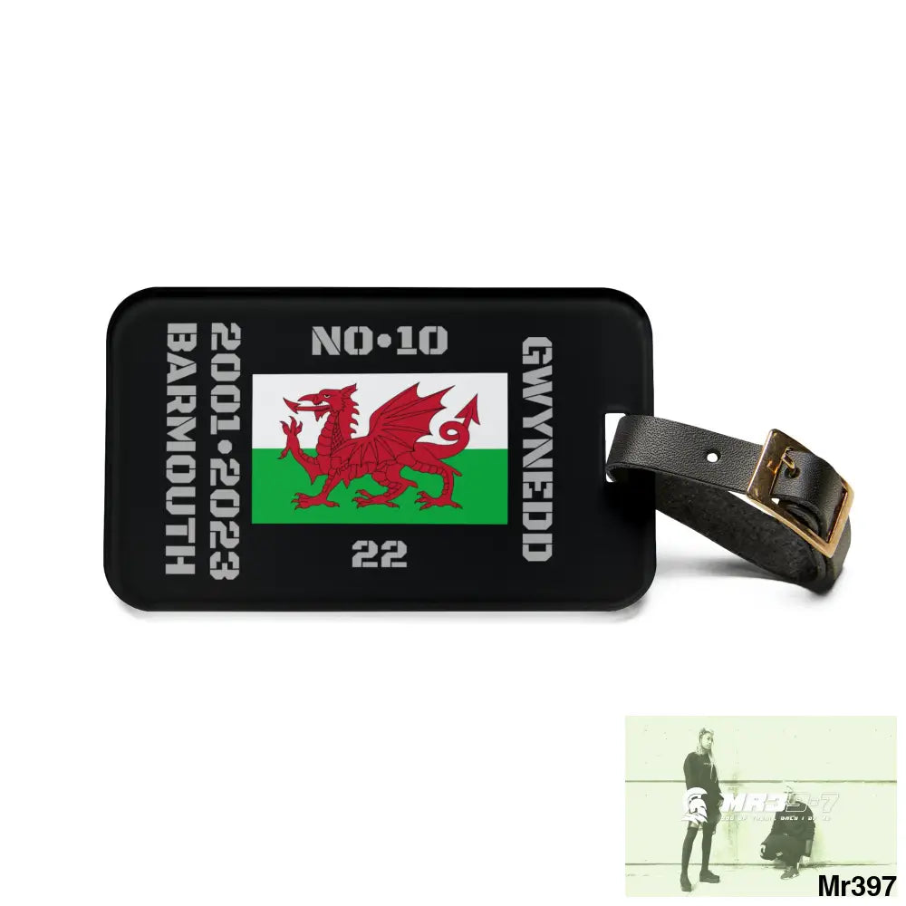 Barmouth • Wales MR39-7 Luggage Tag 2.4’’ × 4’’ Accessories